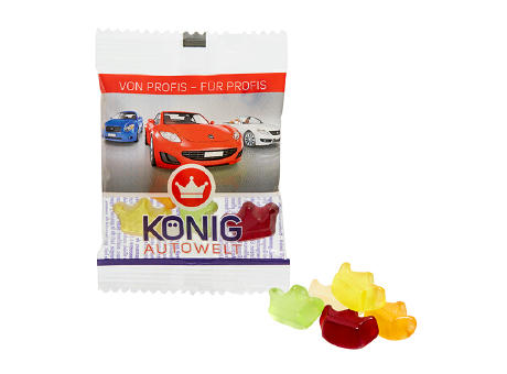 Fruchtgummi INDIVIDUELL 10 g im kompostierbaren Tütchen