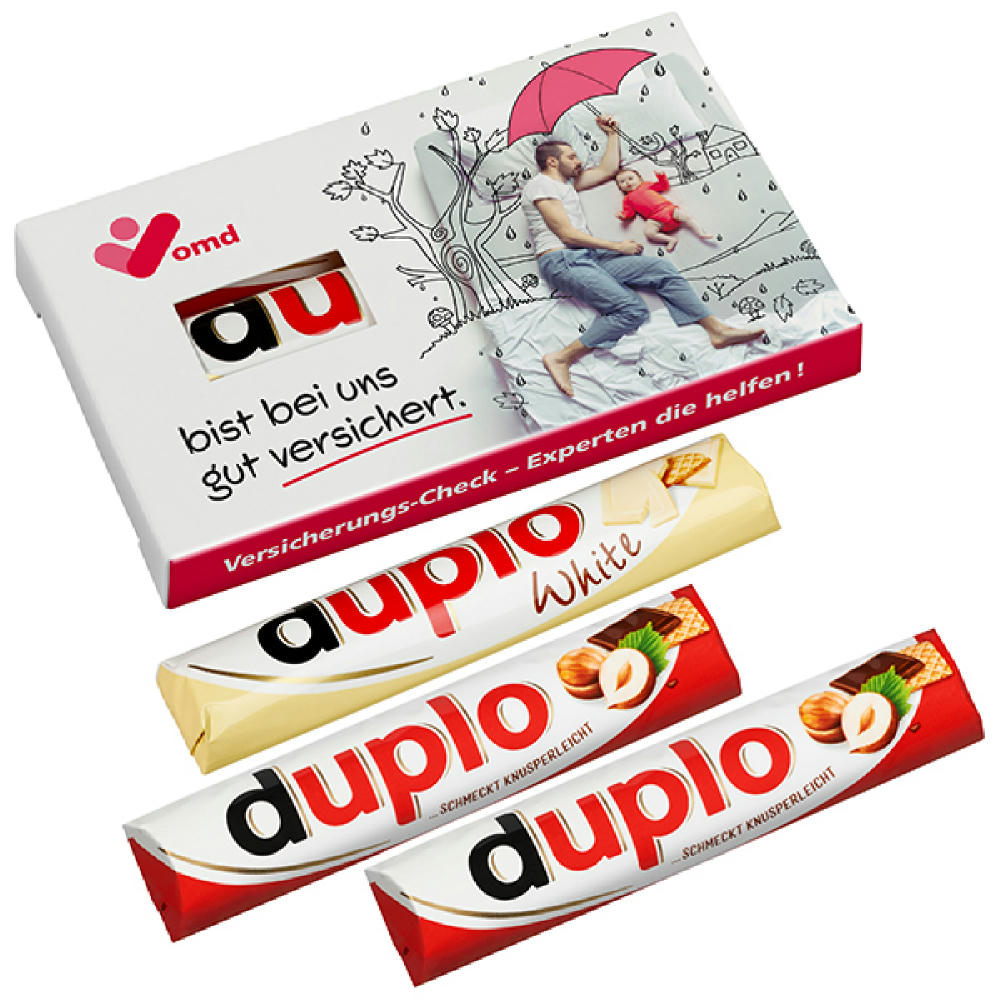 3er Duplo-Pack (2 Duplo klassisch und 1 Duplo weiß)
