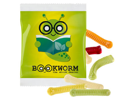 Fruchtgummi INDIVIDUELL 30g, VEGAN im kompostierbaren Tütchen