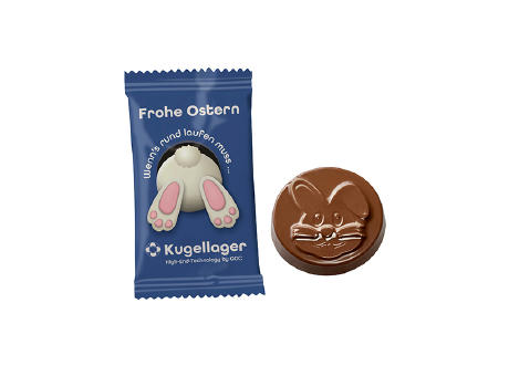 Schokotaler "Osterhase" im konventionellen Flowpack