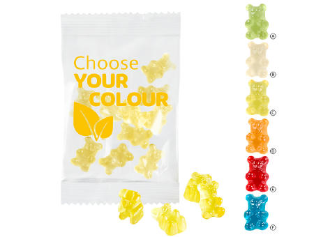 VEGANE 1-farbige Premium-Bärchen 15 g