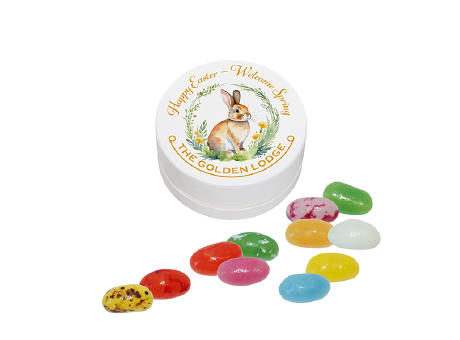 Papier XS-Taschendose mit Jelly Beans, 15g