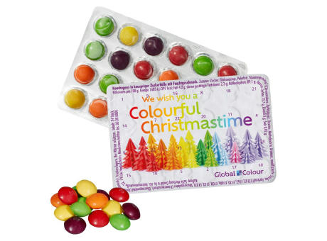Kleinster (Advents-) Kalender der Welt mit SKITTLES® Original Fruity Candy