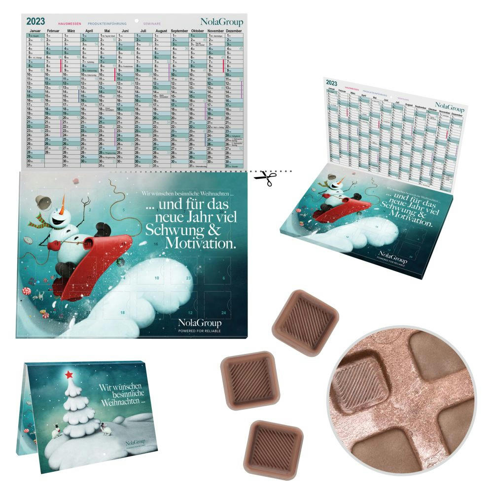 reinpapier® A5-Cover Adventskalender