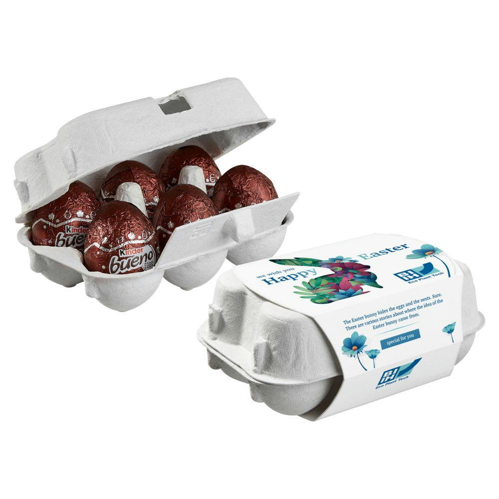 6er Ostereier-Karton mit Kinder Bueno Eiern