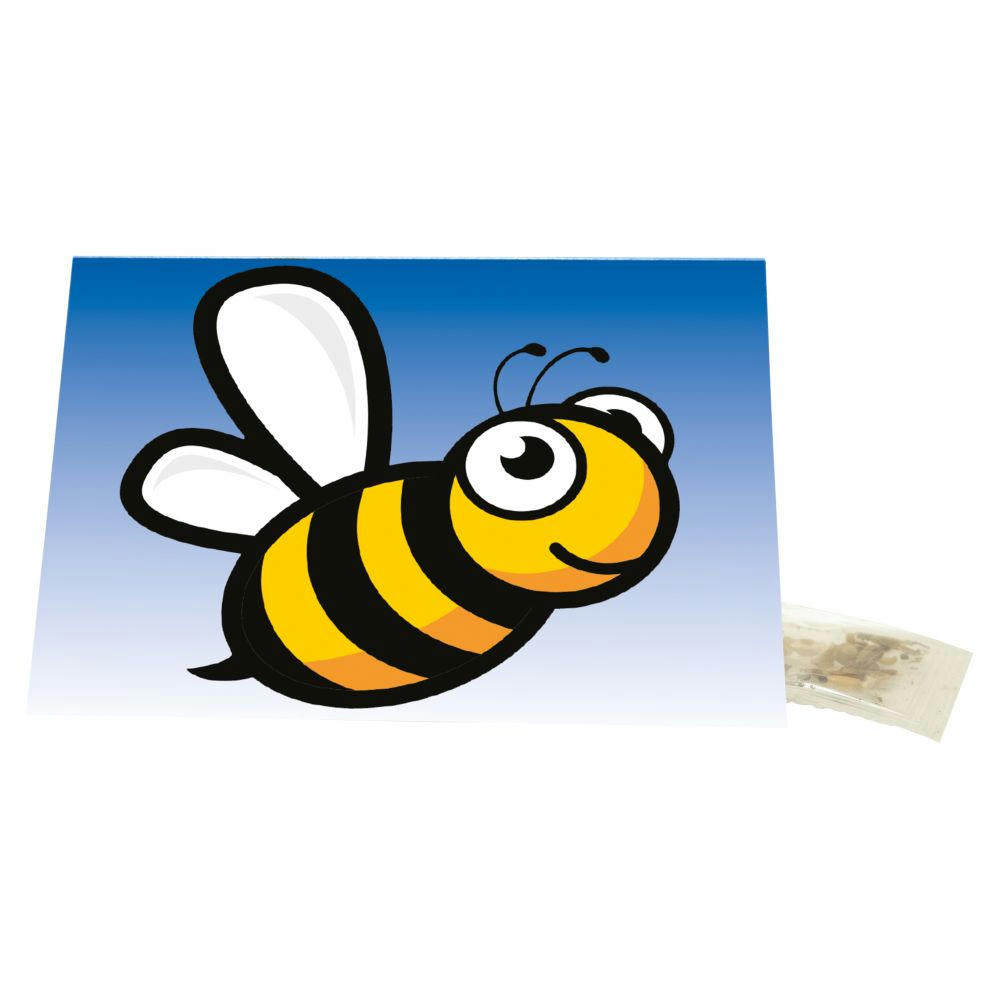 Klappkärtchen Biene