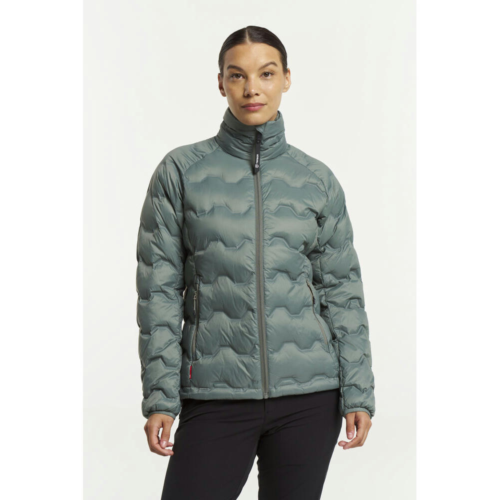 TXLITE SHIBUI DOWN COLLAR JACKET WOM GREY GREEN XS