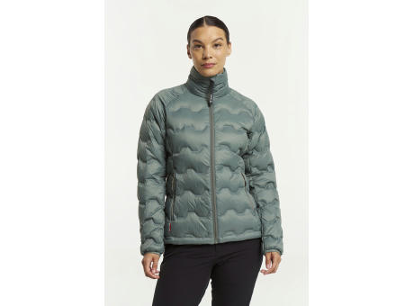 TXLITE SHIBUI DOWN COLLAR JACKET WOM GREY GREEN XS