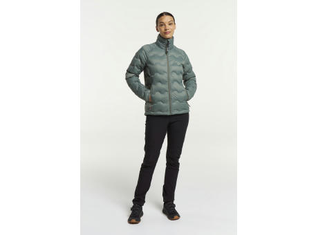 TXLITE SHIBUI DOWN COLLAR JACKET WOM GREY GREEN XS