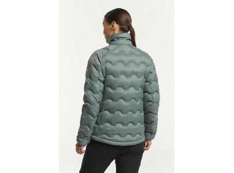 TXLITE SHIBUI DOWN COLLAR JACKET WOM GREY GREEN XS