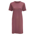 AMERICAN T-SHIRT DRESS DUSTY RED XS
