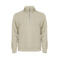 BASIC HALF ZIP BEIGE CLARO  XS