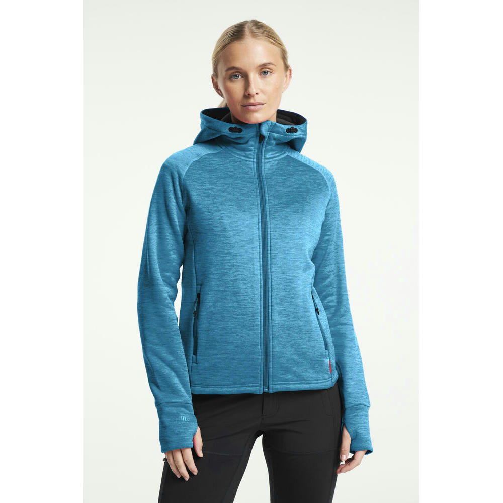 TXLITE HOODIE ZIP W BLUE XS