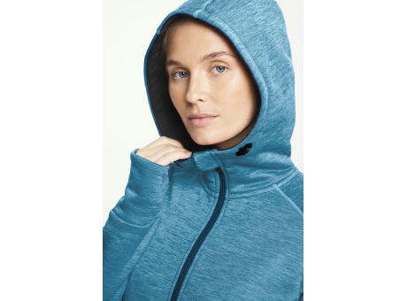 TXLITE HOODIE ZIP W BLUE XS
