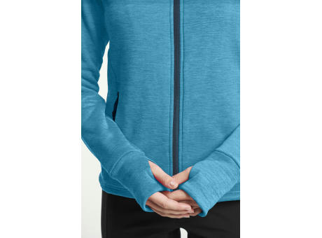 TXLITE HOODIE ZIP W BLUE XS
