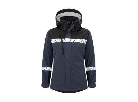 7417 SOFTSHELL JACKET PGL W AZUL/NEGRO XS