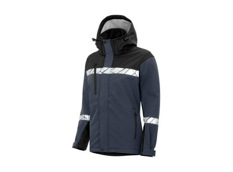 7417 SOFTSHELL JACKET PGL W AZUL/NEGRO XS
