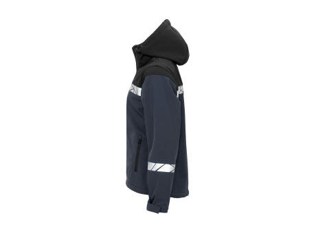 7417 SOFTSHELL JACKET PGL W AZUL/NEGRO XS