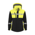 7417 SOFTSHELL JACKET PGL W NEGRO/AMARILLO XS