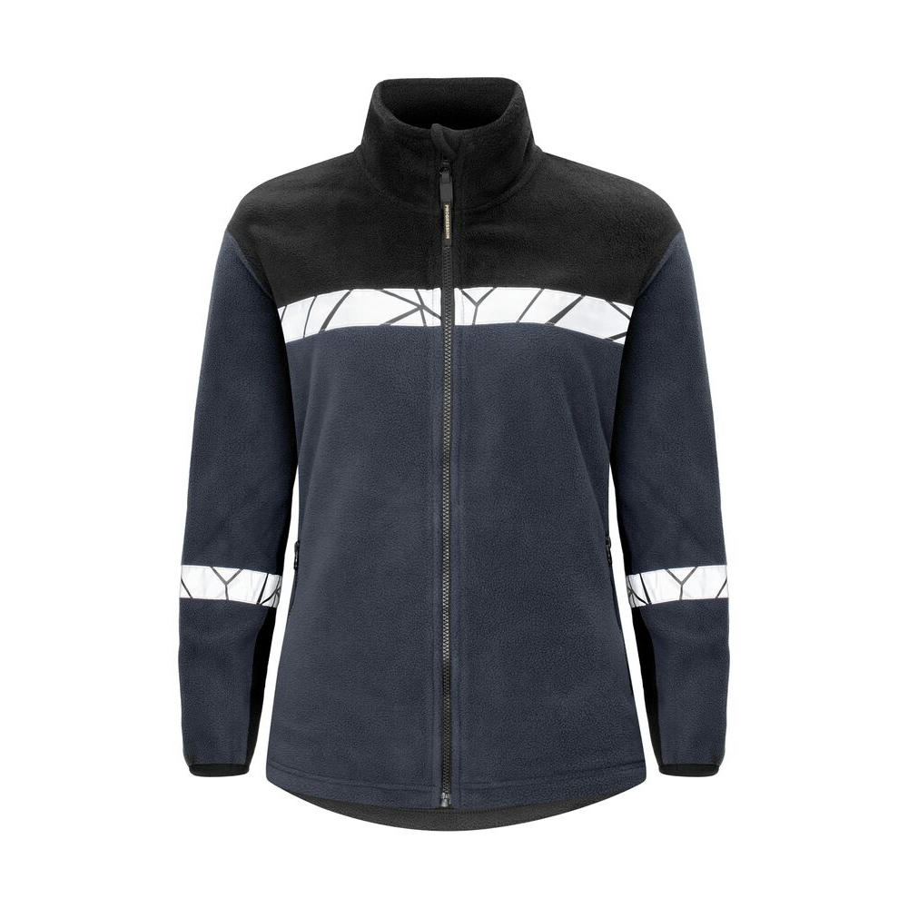 7301 FULL ZIP FLEECE PGL W AZUL/NEGRO XS