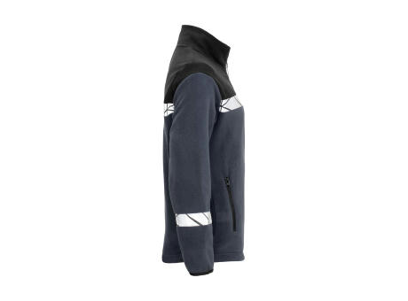 7301 FULL ZIP FLEECE PGL W AZUL/NEGRO XS