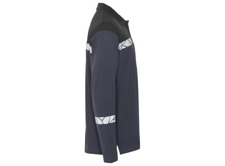 7004 POLO PIQUE L.S PGL AZUL/NEGRO XS