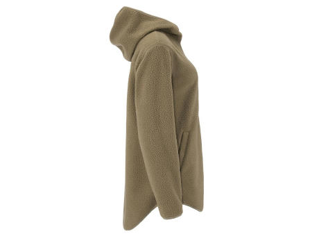 JOIN PILE FLEECE FZ HOOD W TAUPE XS