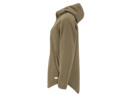 JOIN PILE FLEECE FZ HOOD W TAUPE XS