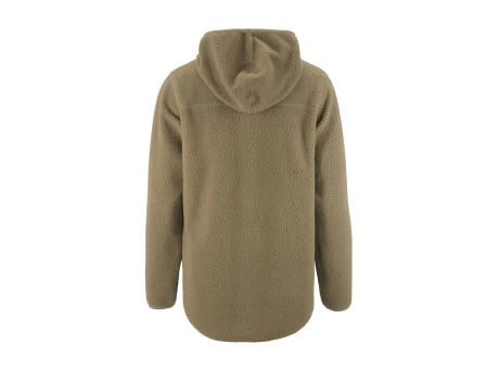 JOIN PILE FLEECE FZ HOOD W TAUPE XS