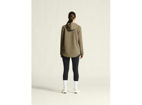 JOIN PILE FLEECE FZ HOOD W TAUPE XS