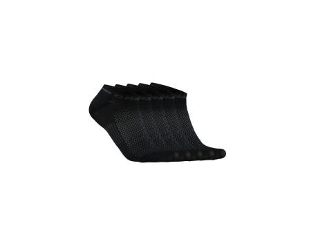 ACTIVE SHAFTLESS SOCK 5-PACK BLACK 34/36