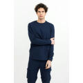 HEAVIER PRO L/S DARK NAVY XS