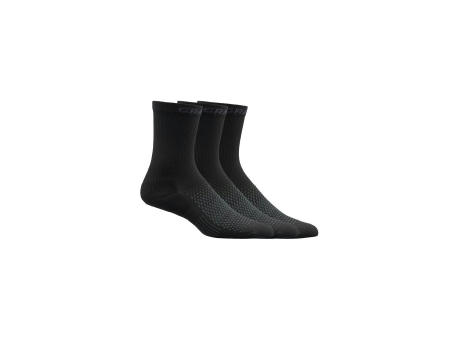 ACTIVE HIGH SOCK 3-PACK BLACK 34/36