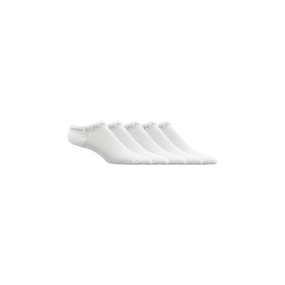 ACTIVE SHAFTLESS SOCK 5-PACK WHITE 34/36