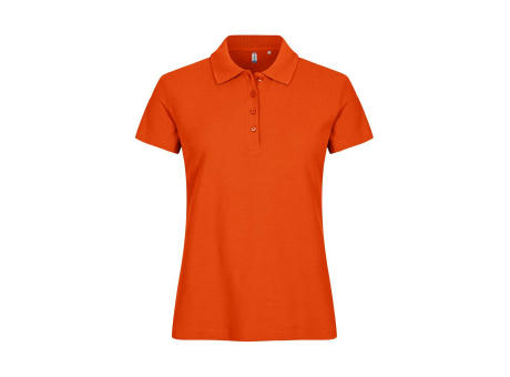 BASIC POLO LADIES BLOOD ORANGE XS