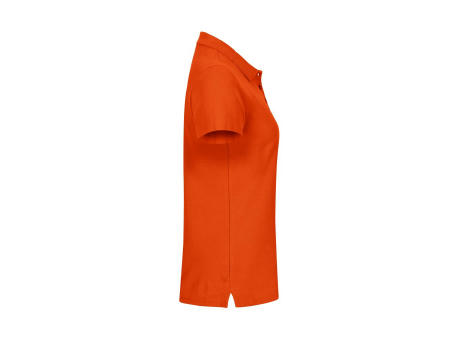 BASIC POLO LADIES BLOOD ORANGE XS