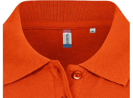 BASIC POLO LADIES BLOOD ORANGE XS