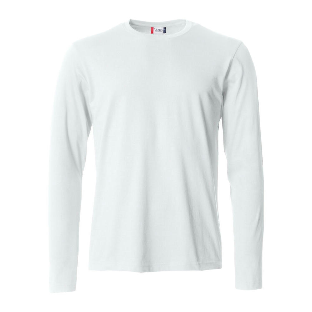 BASIC-T L/S BLANCO XS