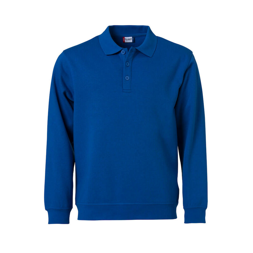 BASIC POLO SWEATER AZUL REAL XS