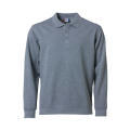 BASIC POLO SWEATER GRIS MARENGO XS