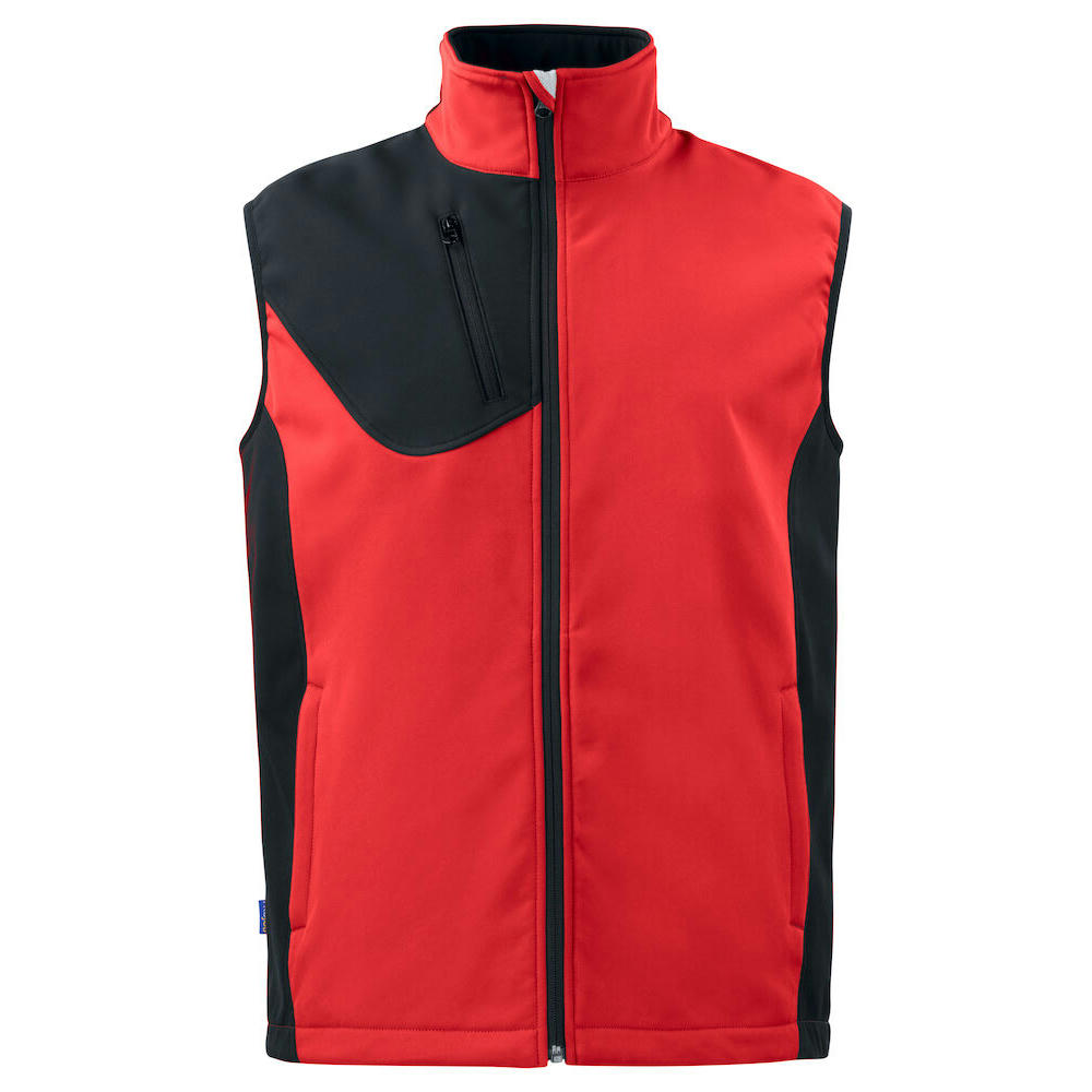 3702 SOFTSHELL VEST ROJO XS