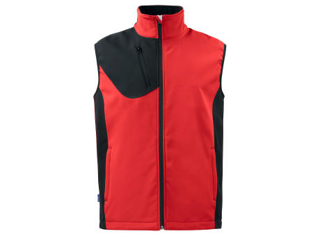 3702 SOFTSHELL VEST ROJO XS