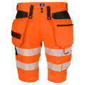 6575 SHORTS ELÁSTICOS CL.2/1 NARANJA/NEGRO C44