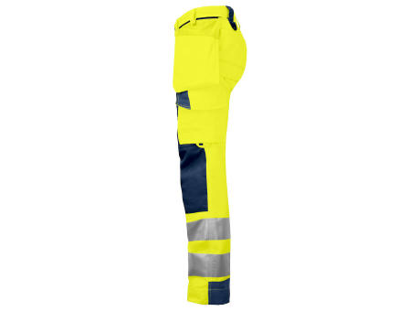 6519 PANTALON MUJER EN ISO 20471 AMARILLO-AZU C34