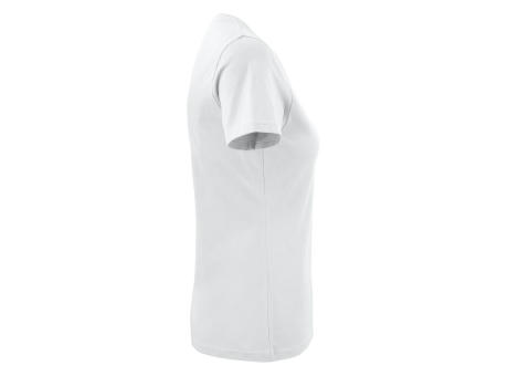 HEAVY V-NECK T-SHIRT LADIES BLANCO XS
