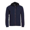 CLASSIC HOODY FULL ZIP MARINO OSCURO XS