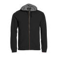 CLASSIC HOODY FULL ZIP NEGRO XS