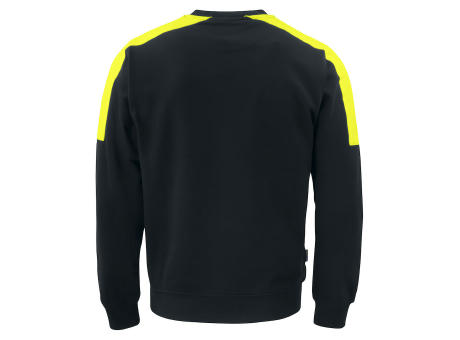 2125 SWEATSHIRT NEGRO/AMARILLO XS
