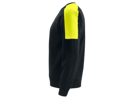 2125 SWEATSHIRT NEGRO/AMARILLO XS