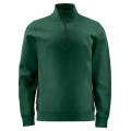 2128 SWEATSHIRT 1/2 ZIP FOREST GREEN XS